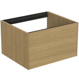 IDEAL STANDARD Toaletní skříňka Conca 600x505 mm, s 1 výsuvnou zásuvkou s tichým zavíráním #T3982Y6 - světlý dub