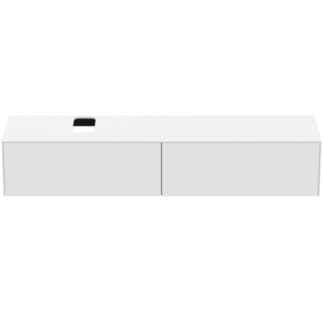 IDEAL STANDARD Toaletní skříňka Conca 1987x505 mm, se 2 výsuvnými zásuvkami s tichým zavíráním, s horní deskou #T3986Y1 - matná bílá