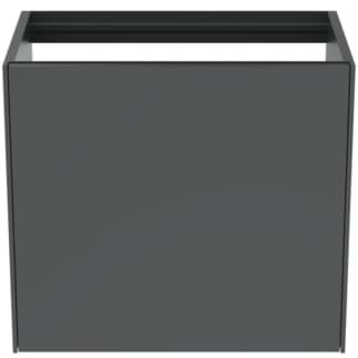 IDEAL STANDARD Toaletní skříňka Conca 600x373 mm, s 1 výsuvnou zásuvkou s tichým zavíráním #T3991Y2 - antracit matný