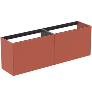 IDEAL STANDARD Toaletní skříňka Conca 1585x373 mm, se 2 výsuvnými přihrádkami s tichým zavíráním #T3996Y3 - Sunset matt
