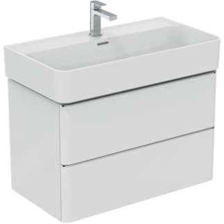 IDEAL STANDARD Toaletní skříňka Adapto 770x417 mm, se 2 výsuvnými zásuvkami s tichým zavíráním #T4301WG - Bílý lak s vysokým leskem