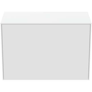 IDEAL STANDARD Toaletní skříňka Conca 802x373 mm, s 1 výsuvnou zásuvkou s tichým zavíráním, s horní deskou #T4318Y1 - matná bílá