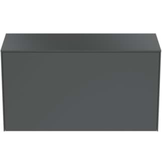 IDEAL STANDARD Toaletní skříňka Conca 1002x373 mm, s 1 výsuvnou zásuvkou s tichým zavíráním, s horní deskou #T4319Y2 - antracit matný