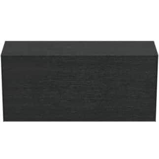 IDEAL STANDARD Toaletní skříňka Conca 1202x373 mm, s 1 výsuvnou zásuvkou s tichým zavíráním, s umyvadlovou deskou #T4320Y4 - fládrovaný dub