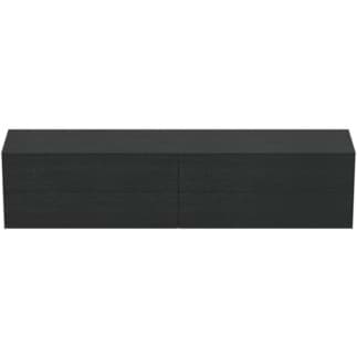 IDEAL STANDARD Toaletní skříňka Conca 2387x505 mm, se 4 výsuvnými zásuvkami push-open (soft-close), s umyvadlovou deskou #T4338Y4 - fládrovaný dub