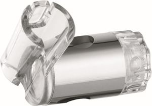 KLUDI LOGO posuvný držák ruční sprchy o 18 mm, 7133705-00 chrom