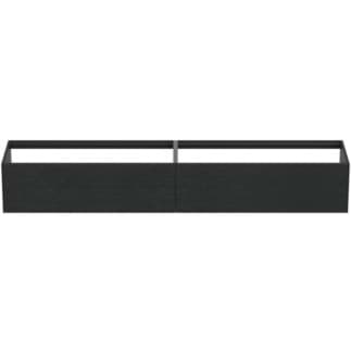 IDEAL STANDARD Toaletní skříňka Conca 2385x505 mm, se 2 výsuvnými zásuvkami s tichým zavíráním #T4333Y4 - fládrovaný dub