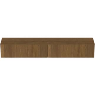 IDEAL STANDARD Toaletní skříňka Conca 2387x505 mm, se 2 výsuvy push-pull (soft-close), s horní deskou #T4335Y5 - tmavý ořech