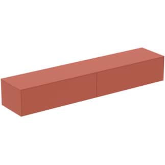 IDEAL STANDARD Toaletní skříňka Conca 2387x505 mm, se 2 výsuvnými zásuvkami push-pull (soft-close), s horní deskou #T4335Y3 - Sunset matt
