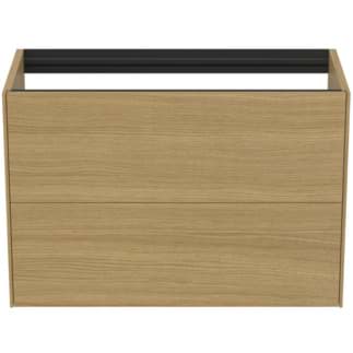 IDEAL STANDARD Toaletní skříňka Conca 800x373 mm, se 2 výsuvnými zásuvkami push-pull #T4352Y6 - světlý dub