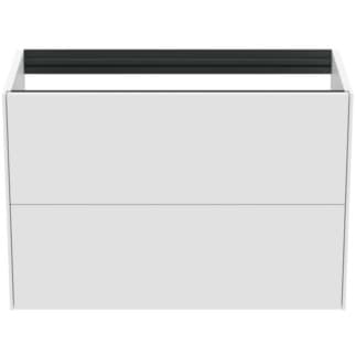 IDEAL STANDARD Conca toaletní skříňka 800x373 mm, se 2 výsuvnými přihrádkami push-pull #T4352Y1 - Bílá matná