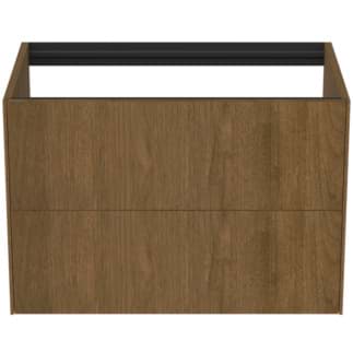 IDEAL STANDARD Toaletní skříňka Conca 800x505 mm, se 2 výsuvnými zásuvkami s tichým zavíráním #T4356Y5 - tmavý ořech