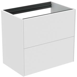 IDEAL STANDARD Toaletní skříňka Conca 600x373 mm, se 2 výsuvnými zásuvkami push-pull #T4354Y1 - Bílá matná