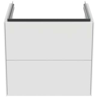 IDEAL STANDARD Toaletní skříňka Conca 600x505 mm, se 2 výsuvnými zásuvkami s tichým zavíráním #T4573Y1 - Bílá matná