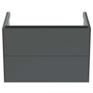IDEAL STANDARD Toaletní skříňka Conca 800x505 mm, se 2 výsuvnými zásuvkami s tichým zavíráním #T4574Y2 - antracit matný