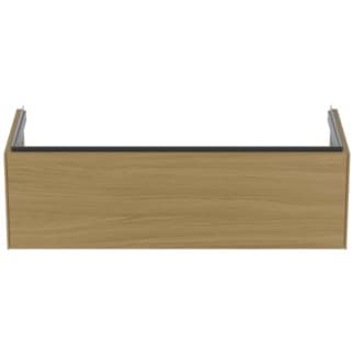 IDEAL STANDARD Toaletní skříňka Conca 1200x505 mm, s 1 výsuvnou zásuvkou s tichým zavíráním #T4580Y6 - světlý dub