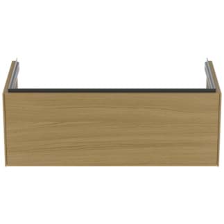 IDEAL STANDARD Toaletní skříňka Conca 1000x505 mm, s 1 výsuvnou zásuvkou s tichým zavíráním #T4579Y6 - světlý dub