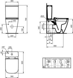 IDEAL STANDARD Splachovací nádržka Ideal Standard i.life S #T473401 - Bílá (Alpine), obrázek 4