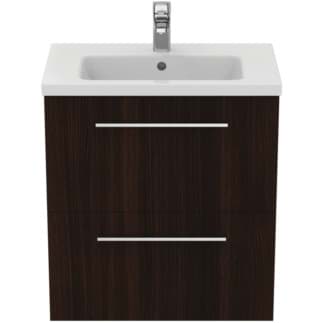 IDEAL STANDARD i.life S toaletní skříňka 600x375mm, se 2 výsuvnými přihrádkami s měkkým zavíráním #T5293NW - Coffee Oak
