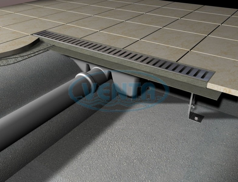 ALCA PLAST podlahový žlab 750mm #APZ1-750