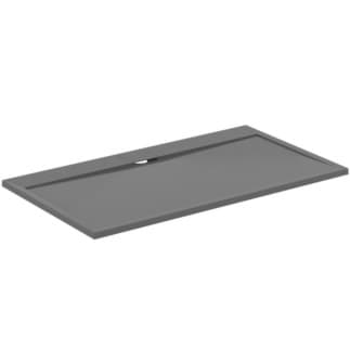 IDEAL STANDARD Obdélníková sprchová vanička Ultra Flat S i.life 1600x900 mm, v jedné rovině s podlahou #T5226FS - křemenná šedá