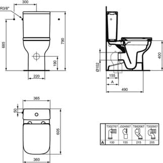 IDEAL STANDARD Splachovací nádržka Ideal Standard i.life S #T499801 - Bílá (Alpine)