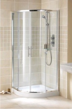 DUSCHOLUX GLIDE ROUND Sprch. kout 1/4 kruh 800mm 300.420190