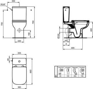 IDEAL STANDARD Splachovací nádržka Ideal Standard i.life A #T472501 - Bílá (Alpine), obrázek 4