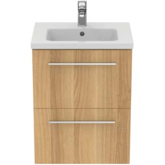 IDEAL STANDARD i.life S toaletní skříňka 500x375mm, se 2 výsuvnými přihrádkami s měkkým zavíráním #T5291NX - přírodní dub
