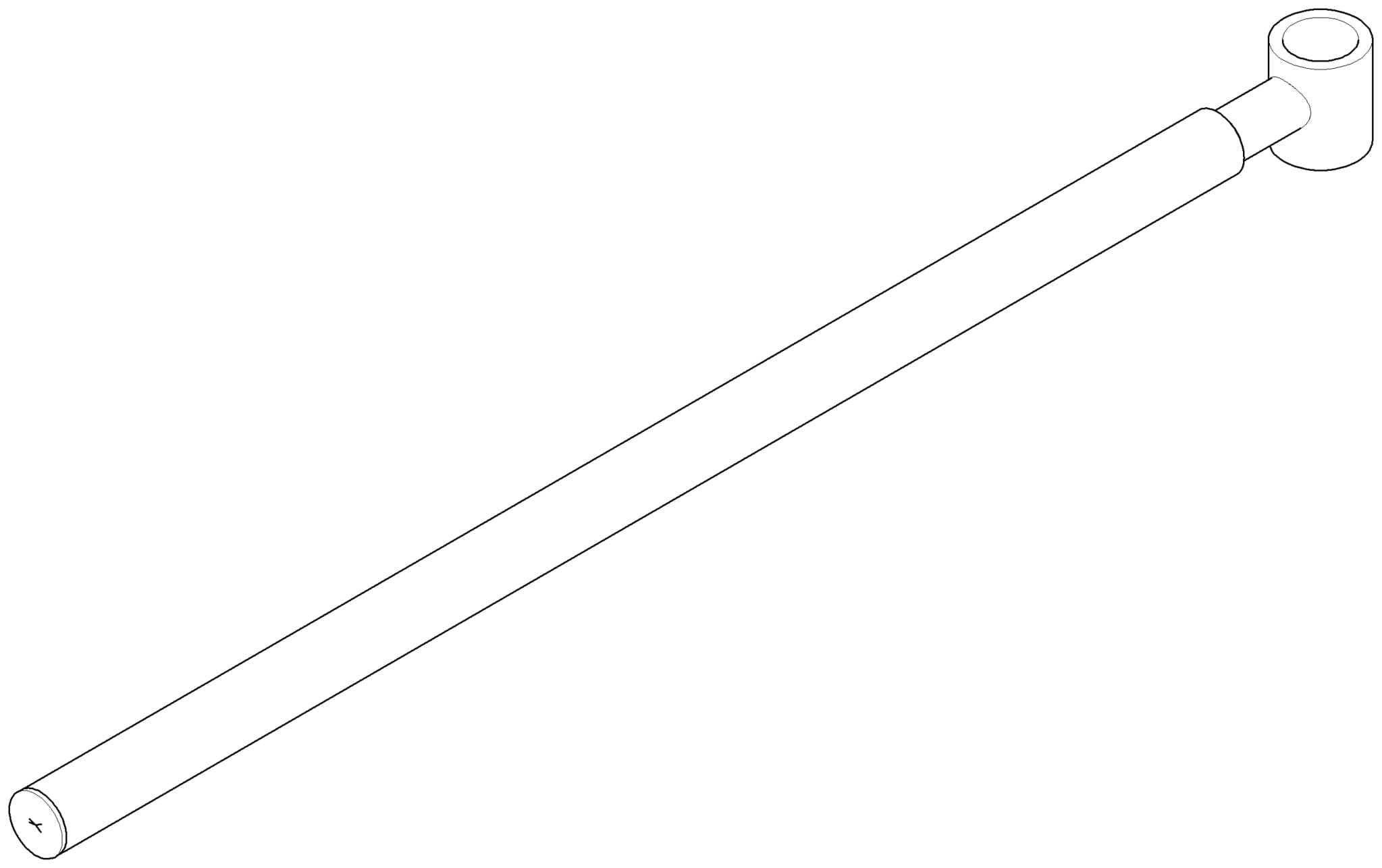 DORNBRACHT Držák Ø 18 x 400 mm - chrom #90282254001-00