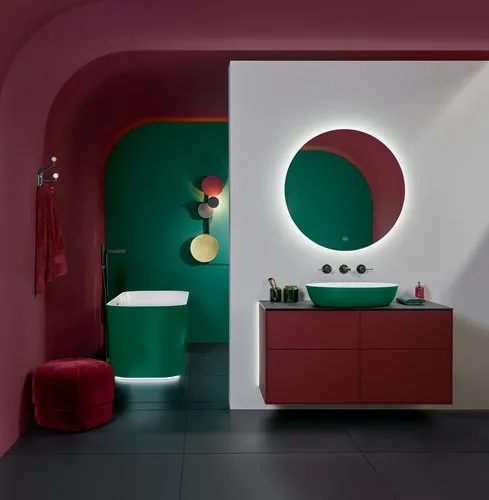 V&B More to See Lite zrcadlo s LED osvětlením ø850mm #A4608500, obrázek 9