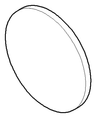 DORNBRACHT Kryt pro dvoucestný přepínač Kryt rukojeti Ø 47 x 12 mm - chromový #092097015-00