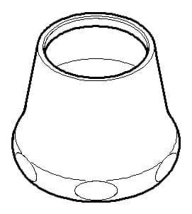 DORNBRACHT Kapota 24 x 29 x 30 mm - chromová #092102055-00