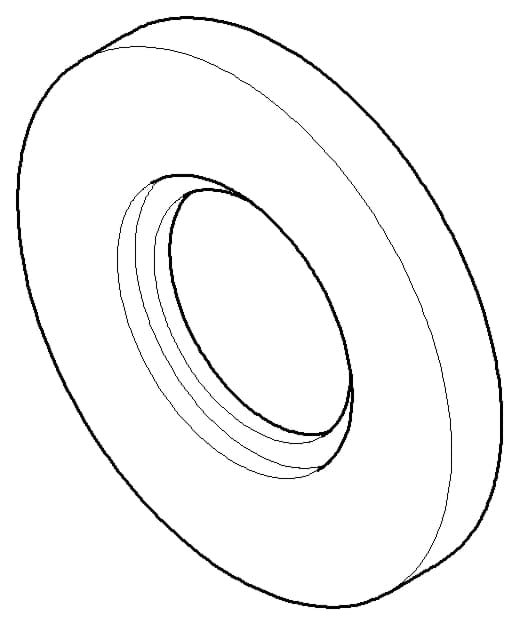 DORNBRACHT Rozeta Ø 78 x 9 x Ø 42,2 mm - chromová #092792000-00