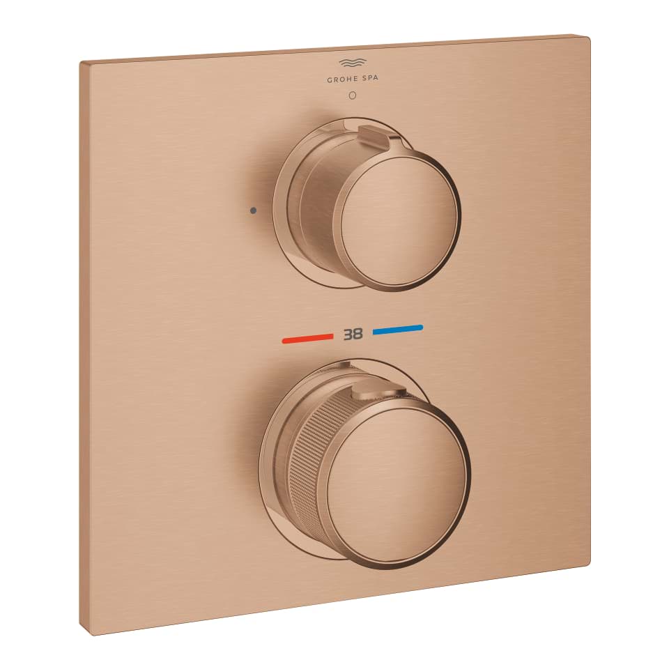 GROHE Allure Termostat pro podomítkovou instalaci s jedním ventilem kartáčovaný Warm Sunset #19380DL2