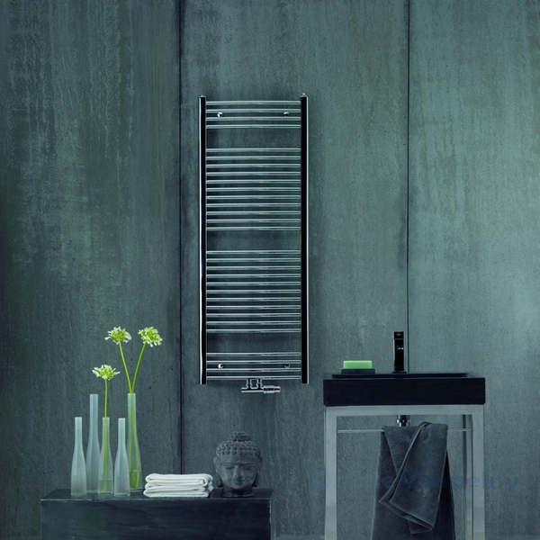 ZEHNDER AURA koupelnové otopné těleso 775x600mm, prohnuté, středové připojení PBTCZ-080-060-05 - chrom