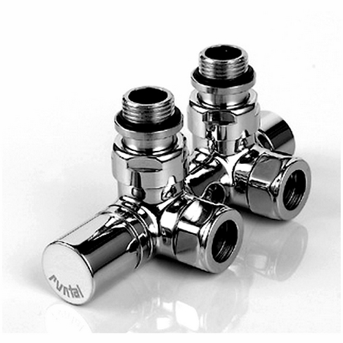 ZEHNDER 1-bodová připoj.armatura 40mm, rohová, rukojeť vpravo, bílá 838411