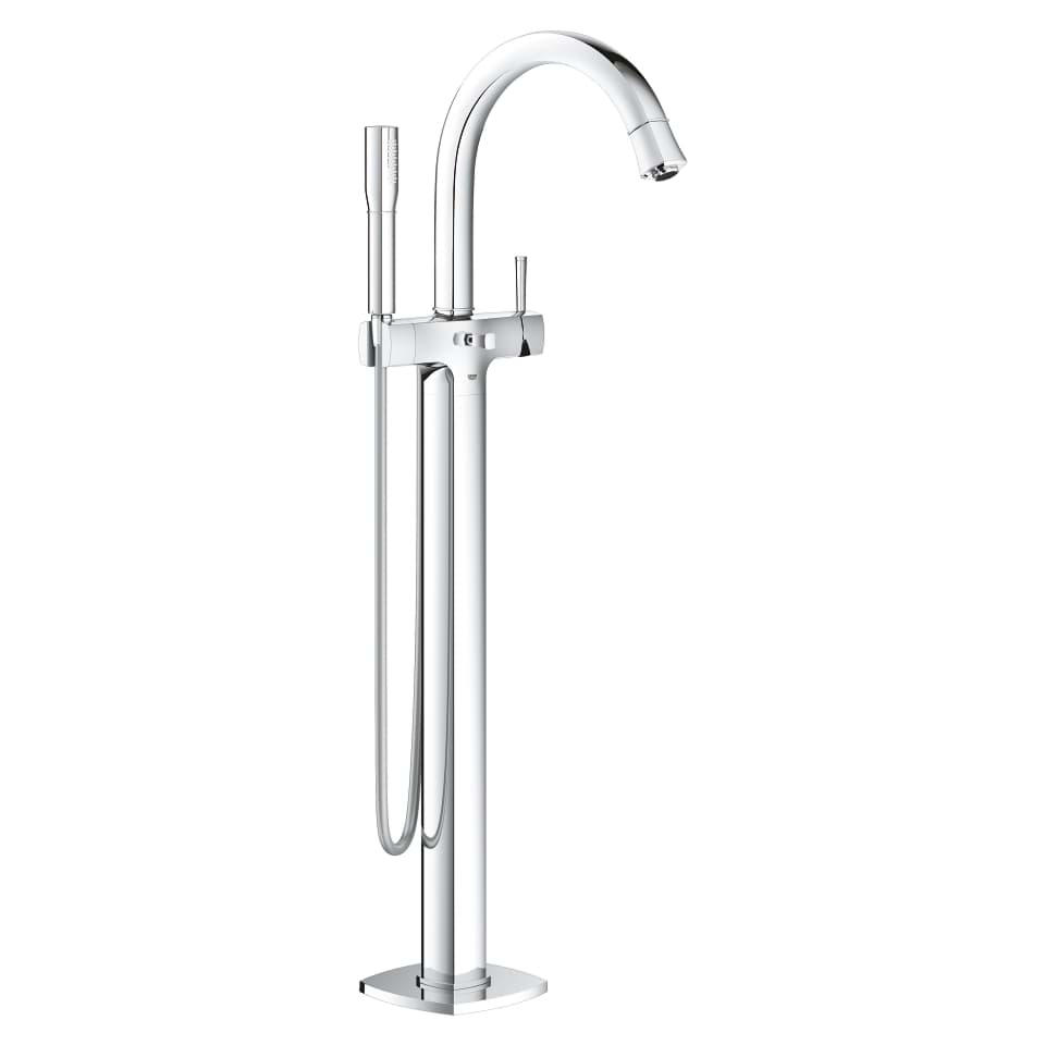 GROHE Grandera Páková vanová baterie, DN 15, montáž do podlahy Chrom #23318000