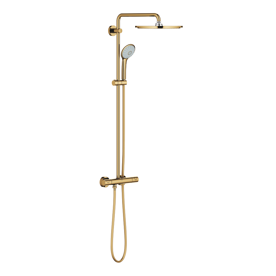 GROHE Euphoria System 310 Sprchový systém s termostatem na zeď Cool Sunrise #26075GL0