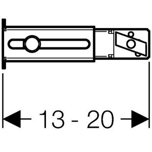 GEBERIT DUOFIX stavební souprava pro ukotvení podpěr 111.867.00.1