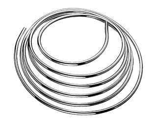 SCHELL Měděná trubka ve spirále 487410699 chrom