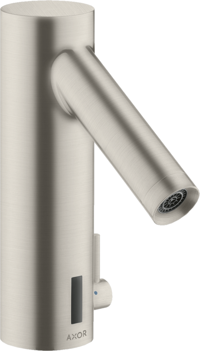 HANSGROHE Elektronická umyvadlová baterie AXOR Starck s regulací teploty Připojení k síti 230 V #10140800 - Nerezová ocel Optic