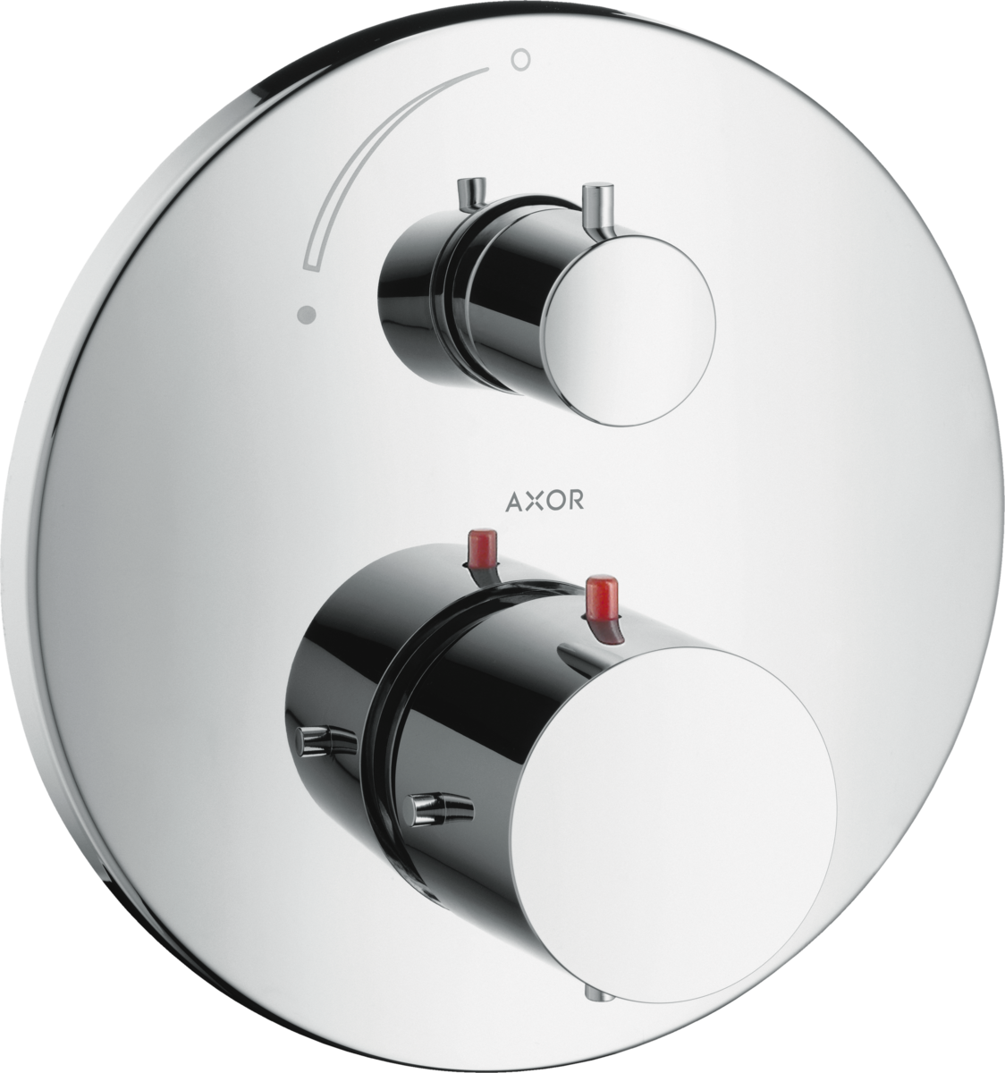 HANSGROHE AXOR Starck Termostat s podomítkovou instalací a s uzavíracím ventilem #10700000 - Chrom