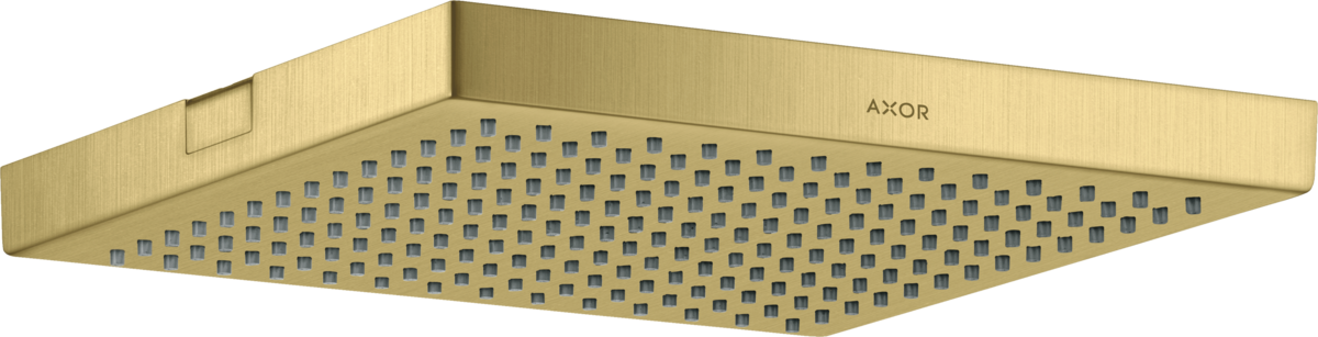 HANSGROHE Sprchová hlavice AXOR ShowerSolutions 240/240 s 1 proudem integrovaná do stropu #10924950 - kartáčovaná mosaz