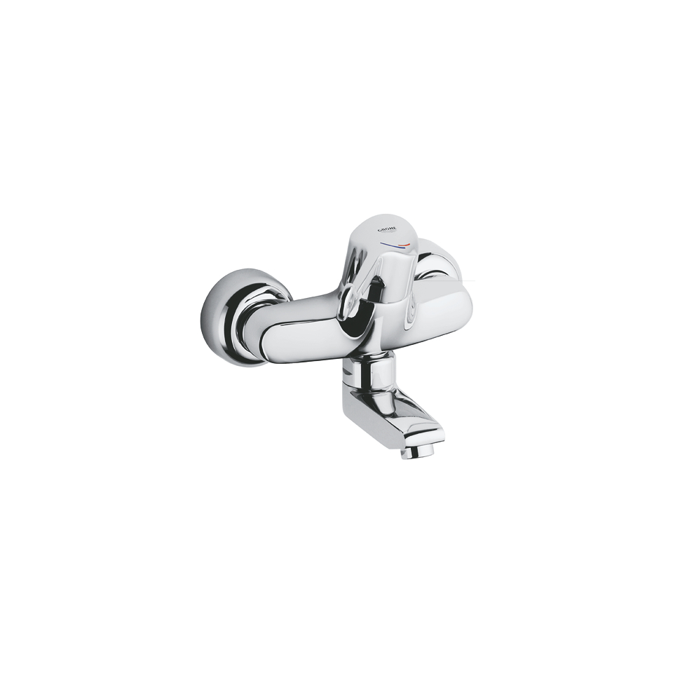 GROHE Euroeco Speciální bezpečnostní baterie Jednopáková bezpečnostní baterie 1/2″ pro umyvadlo #33907000 - chrom