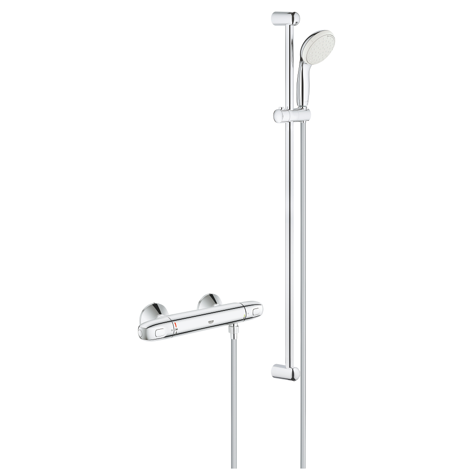 GROHE Grohtherm 1000 termostatická sprchová baterie 1/2″ se sprchovou soupravou #34256004 - chrom