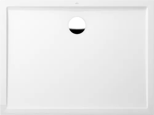 VILLEROY BOCH Plochá obdélníková sprchová vanička Futurion, 1000 x 800 x 25 mm, bílá Alpine #UDQ1800FFL2V01