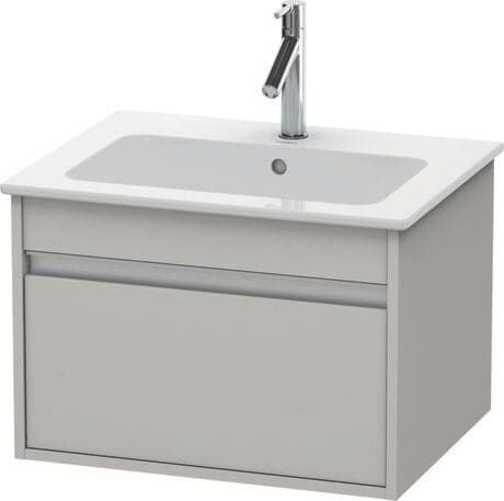 DURAVIT Ketho skříňka pod umyvadlo, 600x475mm #KT641800707 - betonová šedá mat