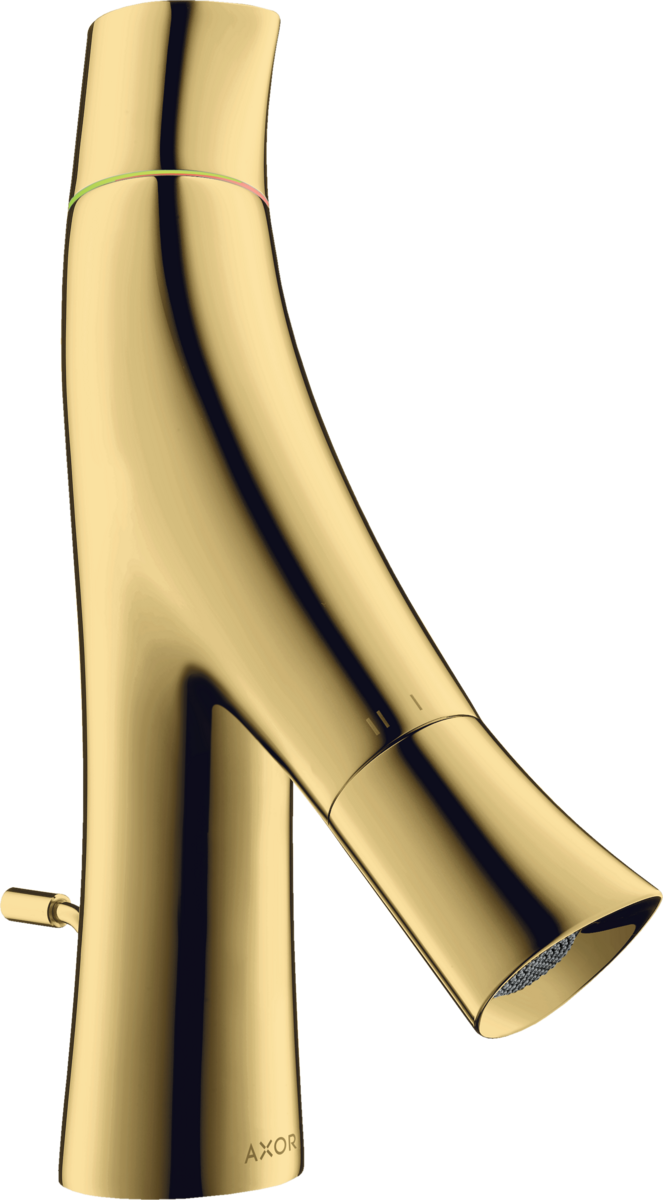 HANSGROHE AXOR Starck Organic 2-ruční umyvadlová baterie 50 pro umyvadlo s výsuvným odpadem #12014990 - Polished Gold Optic