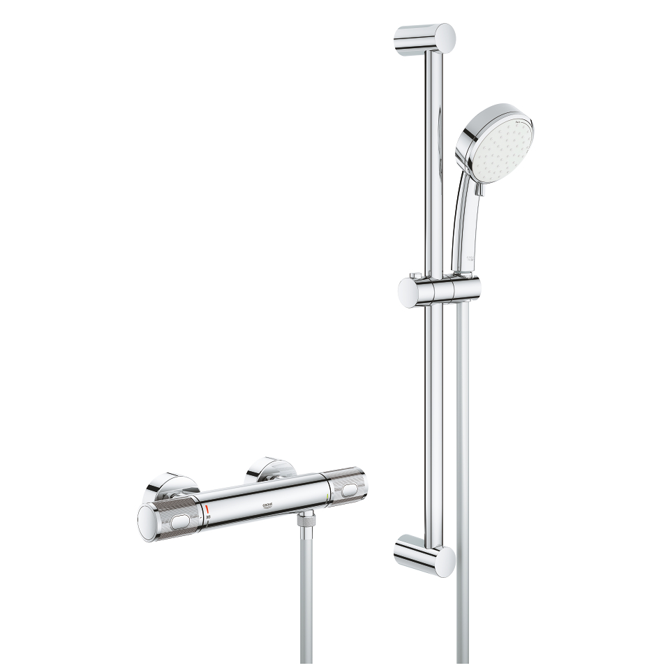 GROHE Grohtherm 1000 Performance Termostatická sprchová baterie, DN 15 se sprchovou soupravou Chrom #34834000